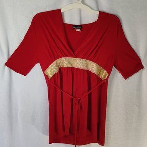 Say Anything Women's Red Blouse